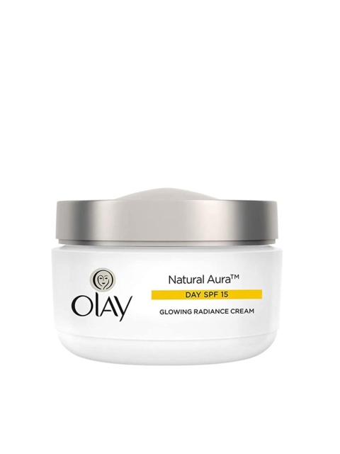 Olay Natural Aura Glowing Radiance Day Cream with SPF15 with Vitamin B3, Pro B5 & E - 50g 3 Olay Natural Aura Glowing Radiance Day Cream with SPF15 with Vitamin B3, Pro B5 & E - 50g