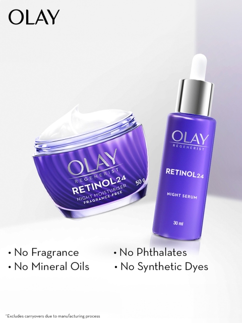 Olay Regenerist Retinol 24 Night Serum - Fragrance-Free - 30ml 6 Olay Regenerist Retinol 24 Night Serum - Fragrance-Free - 30ml