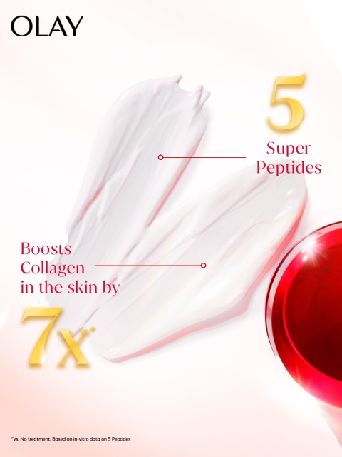 Olay Super Collagen Peptides Moisturizer for Lifted Skin to Reduce 5 Signs of Ageing - 45g 5 Olay Super Collagen Peptides Moisturizer for Lifted Skin to Reduce 5 Signs of Ageing - 45g