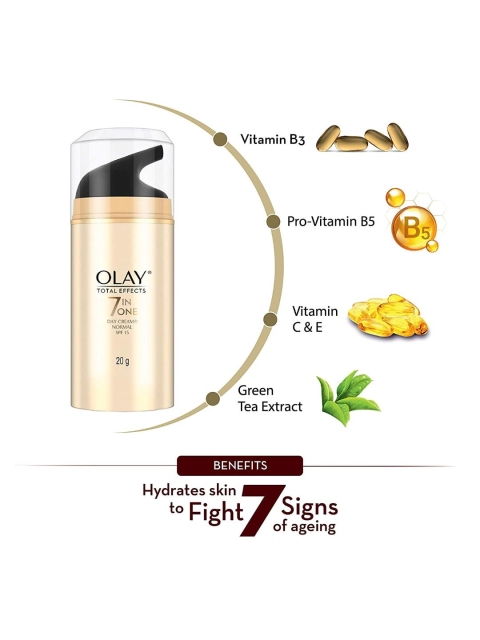 Olay Total Effects Day Cream with SPF15 - Fights 7 Signs of Ageing - 20g 5 Olay Total Effects Day Cream with SPF15 - Fights 7 Signs of Ageing - 20g