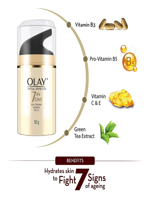 Olay Total Effects Day Cream with SPF15 - Fights 7 Signs of Ageing - 50g 6 Olay Total Effects Day Cream with SPF15 - Fights 7 Signs of Ageing - 50g
