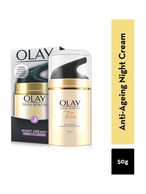 Olay Total Effects Night Cream - Fights 7 Signs of Ageing With Glycerin - 50g