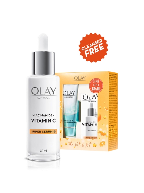 Olay Vitamin C Kit for 2X Glow with Serum 30ml & Cleanser 100g 2 Olay Vitamin C Kit for 2X Glow with Serum 30ml & Cleanser 100g