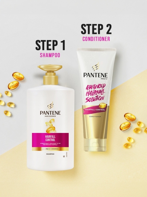 Pantene Hair Science Hairfall Control Shampoo with Pro-Vitamins & Vitamin B - 1Ltr 4 Pantene Hair Science Hairfall Control Shampoo with Pro-Vitamins & Vitamin B - 1Ltr