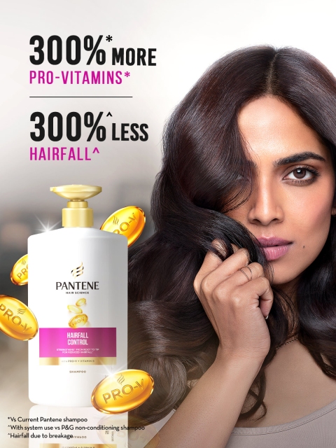Pantene Hair Science Hairfall Control Shampoo with Pro-Vitamins & Vitamin B - 1Ltr 5 Pantene Hair Science Hairfall Control Shampoo with Pro-Vitamins & Vitamin B - 1Ltr