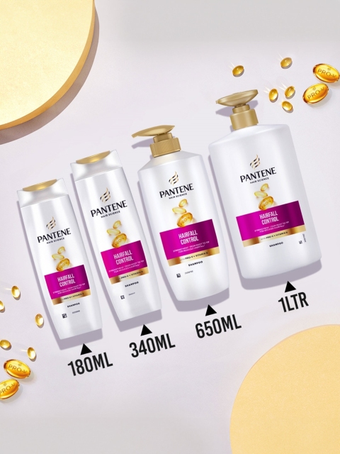 Pantene HairScience Hairfall Control Shampoo with Pro-Vitamins & Vitamin B - 650ml 6 Pantene HairScience Hairfall Control Shampoo with Pro-Vitamins & Vitamin B - 650ml