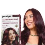 Paradyes Semi-Permanent Creme Glossy Tint Hair Color 160g- Berry Plum- Deep Red