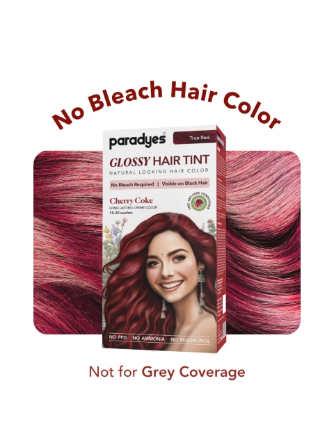 Paradyes Semi-Permanent Creme Glossy Tint Hair Color 160g- Cherry Coke- True Red 2 Paradyes Semi-Permanent Creme Glossy Tint Hair Color 160g- Cherry Coke- True Red