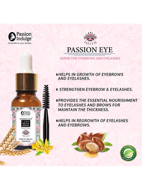 Passion Indulge White Eye Lash Brow Serum for Eyebrow and Eyelashes 3 Passion Indulge White Eye Lash Brow Serum for Eyebrow and Eyelashes