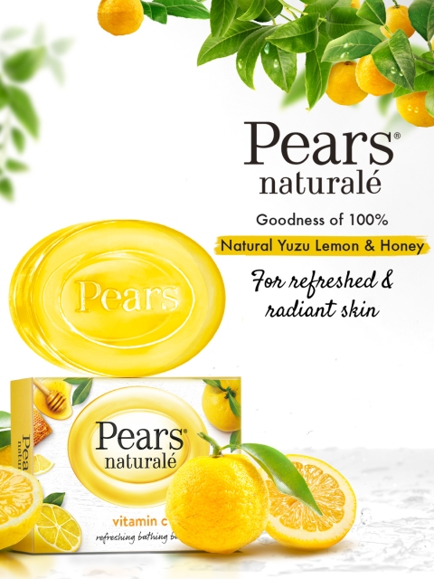 Pears Naturale Set of 4 Vitamin C Soap - 125g each 3 Pears Naturale Set of 4 Vitamin C Soap - 125g each