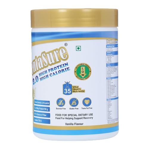 PENTASURE 2.0 High Protein High Calorie Vanilla flavour - Pack of 400gm 2 PENTASURE 2.0 High Protein High Calorie Vanilla flavour - Pack of 400gm