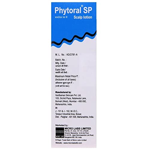 Phytoral Sp 2% /2% - Bottle of 60ml Scalp Lotion with Ketoconazole and Salicylic Acid 4 Phytoral Sp 2% /2% - Bottle of 60ml Scalp Lotion with Ketoconazole and Salicylic Acid