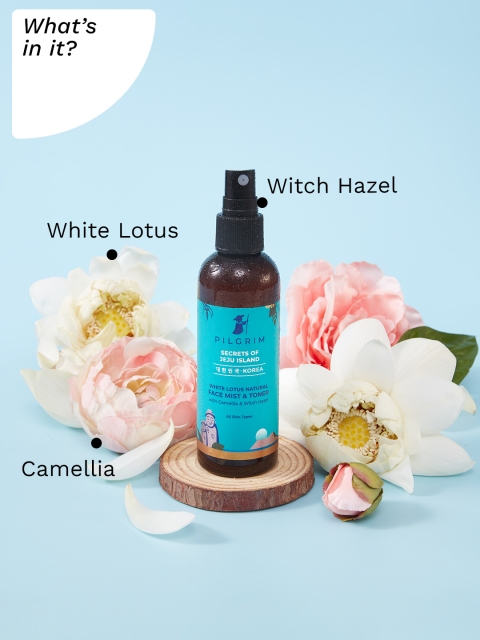 Pilgrim Alcohol-Free Face Mist & Toner with White Lotus & Camelia 2 Pilgrim Alcohol-Free Face Mist & Toner with White Lotus & Camelia