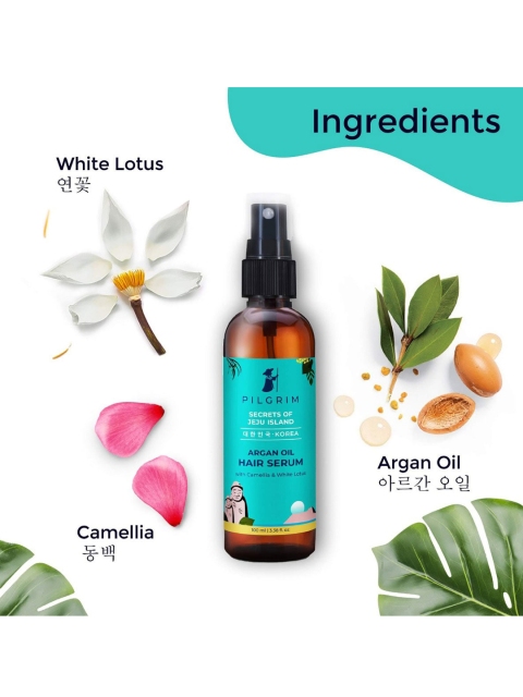 Pilgrim Argan Oil Hair Serum Pack of 2 - Reduces Frizz & Split Ends - 100ml Each 2 Pilgrim Argan Oil Hair Serum Pack of 2 - Reduces Frizz & Split Ends - 100ml Each