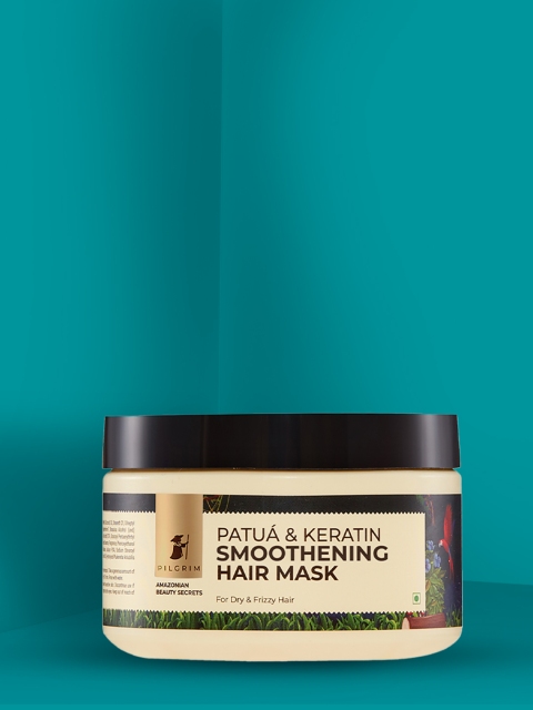 Pilgrim Patua & Keratin Smoothening Hair Care Mask for Smooth Healthy & Shiny Hair - 200g