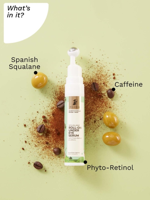 Pilgrim Under Eye Serum Roll-On Retinol & Caffeine for Dark Circles, Wrinkle & Puffiness 2 Pilgrim Under Eye Serum Roll-On Retinol & Caffeine for Dark Circles, Wrinkle & Puffiness