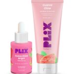 PLIX THE PLANT FIX Guava Shine Dewy Serum 30ml & Guava Glow SPF50+ Invisible Sunscreen 50g