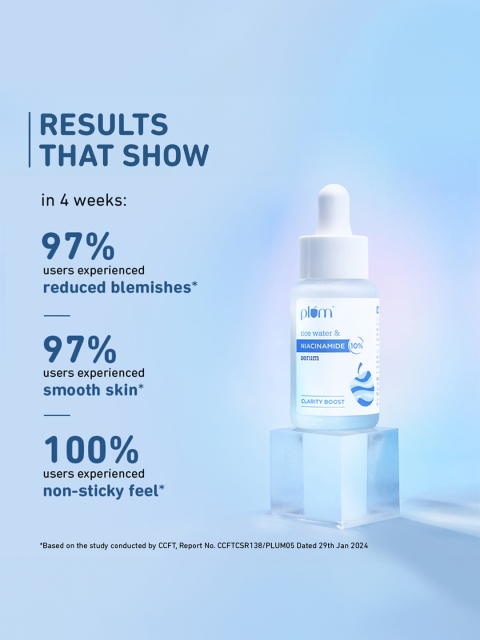 Plum 10% Niacinamide Face Serum with Rice Water - 15 ml 3 Plum 10% Niacinamide Face Serum with Rice Water - 15 ml