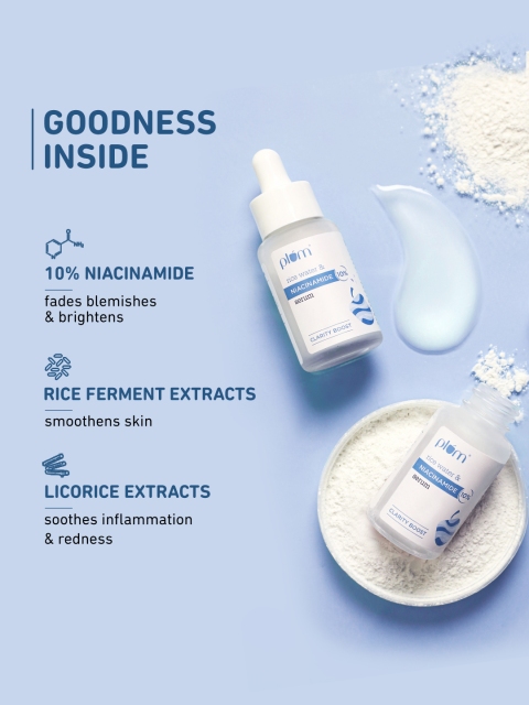 Plum 10% Niacinamide Face Serum with Rice Water - 15 ml 4 Plum 10% Niacinamide Face Serum with Rice Water - 15 ml