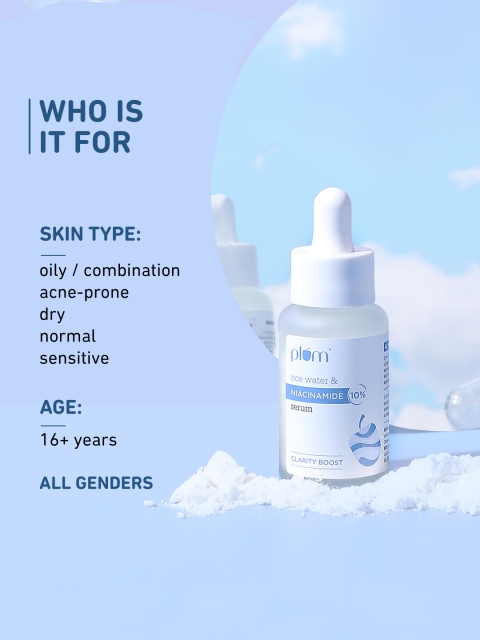 Plum 10% Niacinamide Face Serum with Rice Water - 15 ml 6 Plum 10% Niacinamide Face Serum with Rice Water - 15 ml