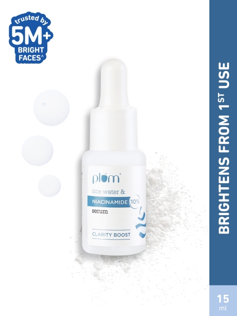 Plum 10% Niacinamide Face Serum with Rice Water - 15 ml