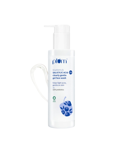 Plum Blueberry & 1% Salicylic Acid Clearly Gentle Gel Face Wash - 100 ml