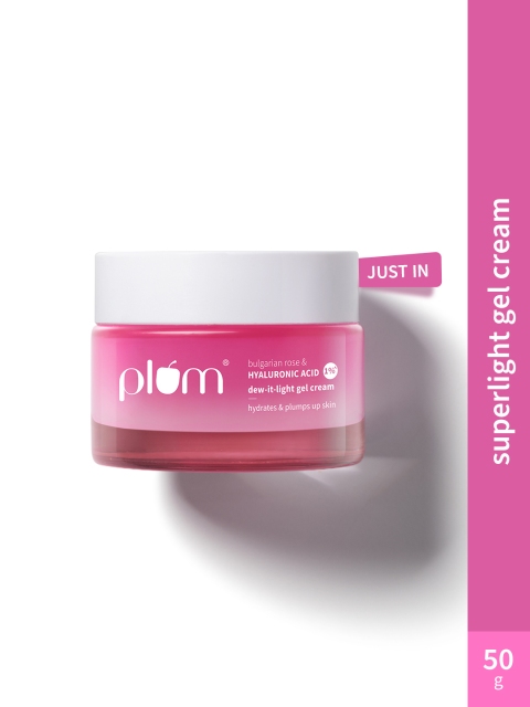 Plum Bulgarian Rose and 1% Hyaluronic Acid Dew-It-Light Gel Cream - 50 g