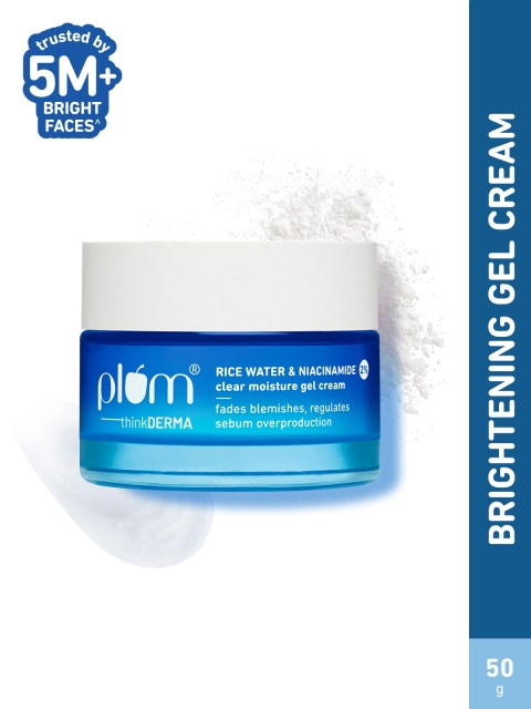 Plum Rice Water & Niacinamide Clear Moisturizer Gel Cream - 50 g