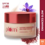 Plum Saffron & Kumkumadi Oil Glow Bright Moisturizer For Dull Skin With SPF 35 - 50g
