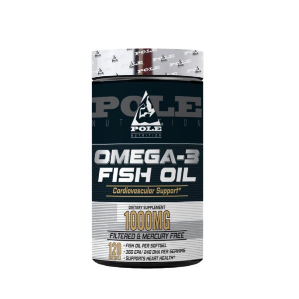 Pole Nutrition Omega 3 Fish Oil 1000Mg - 120 Softgels