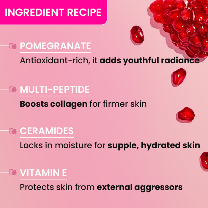 Pomegranate + Multi-Peptide Anti Ageing Moisturizer SPF 30 5 Pomegranate + Multi-Peptide Anti Ageing Moisturizer SPF 30