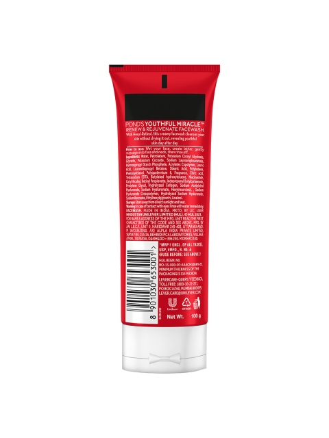 Ponds Youthful Miracle Renew & Rejuvenate Facewash With Hexyl Retinol - 100ml 2 Ponds Youthful Miracle Renew & Rejuvenate Facewash With Hexyl Retinol - 100ml