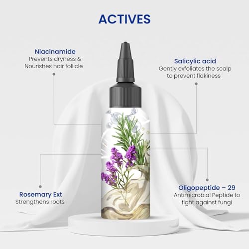 PROTOUCH Anti Dandruff Drops (Serum) - Niacinamide, 0.5% Salicylic Acid, Oligopeptide, Rosemary Ext | Soothes Itchy, Inflamed Scalp | Nourished Hair | For All Scalp Types - 60 ML 3 PROTOUCH Anti Dandruff Drops (Serum) - Niacinamide, 0.5% Salicylic Acid, Oligopeptide, Rosemary Ext | Soothes Itchy, Inflamed Scalp | Nourished Hair | For All Scalp Types - 60 ML
