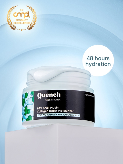 Quench 92% Snail Mucin Collagen Niacinamide & Hyaluronic Acid Moisturizer- 50 ml