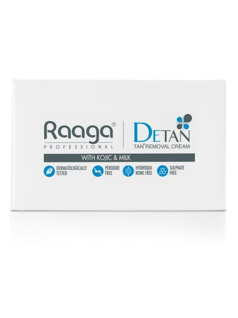 Raaga Professional Pack of 6 De-Tan Tan Removal Cream with Honey & Kojic 12 g Each