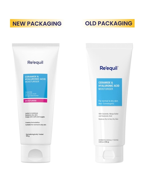 Reequil Unisex Ceramide & Hyaluronic Acid Moisturiser For Normal To Dry Skin 2 Reequil Unisex Ceramide & Hyaluronic Acid Moisturiser For Normal To Dry Skin