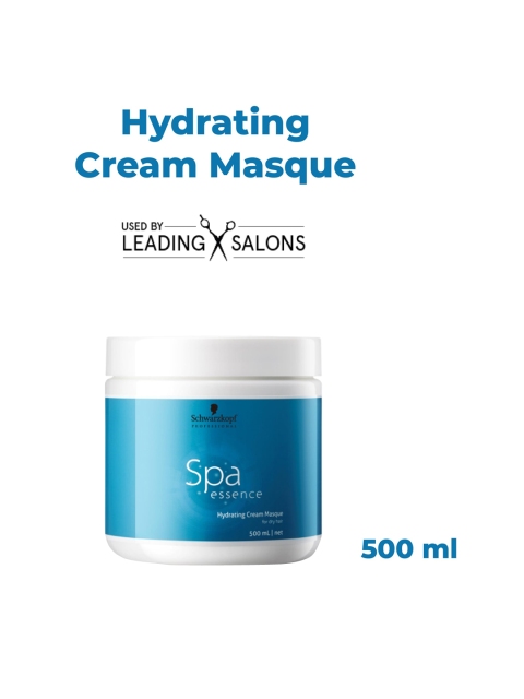 Schwarzkopf PROFESSIONAL Spa Essence Hydrating Cream Hair Mask for Dry Hair - 500ml 4 Schwarzkopf PROFESSIONAL Spa Essence Hydrating Cream Hair Mask for Dry Hair - 500ml