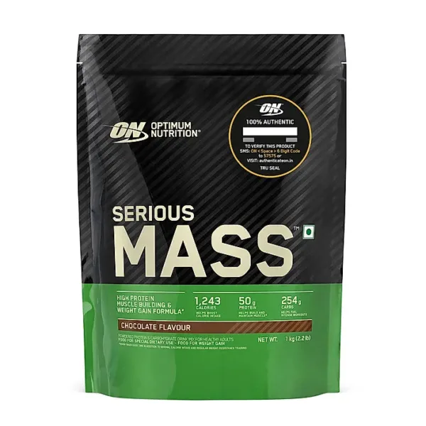 Serious Mass Weight Gainer | 1 kg (2.2 lbs) | Chocolate
