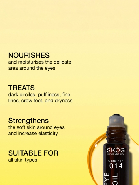 SKOG Under Eye Repair Oil for Dark Circles & Puffiness with Potato Oil & Vitamin E - 10 ml 2 SKOG Under Eye Repair Oil for Dark Circles & Puffiness with Potato Oil & Vitamin E - 10 ml