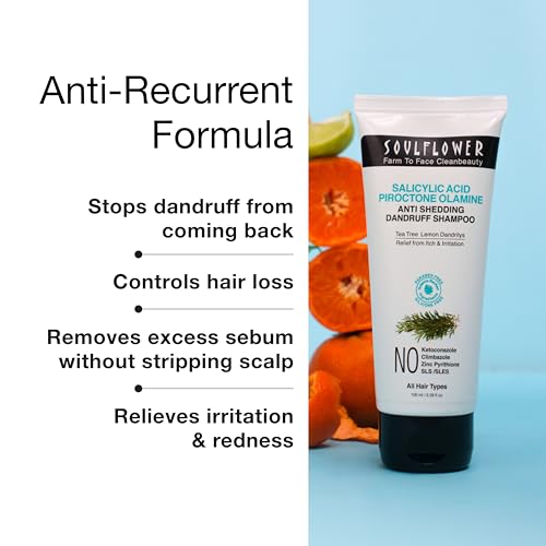 Soulflower Anti Dandruff Shampoo with Piroctone Olamine, 1% Salicylic Acid 2 Soulflower Anti Dandruff Shampoo with Piroctone Olamine, 1% Salicylic Acid