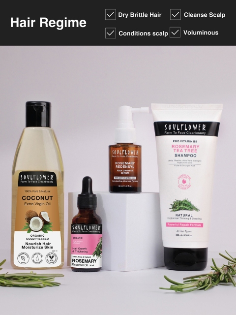 Soulflower Organic Cold Pressed Extra Virgin Coconut Oil - 225ml 3 Soulflower Organic Cold Pressed Extra Virgin Coconut Oil - 225ml