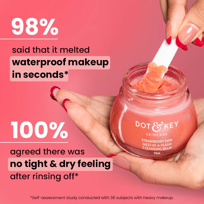 Strawberry Dew Cleansing Balm for Dewy Skin 3 Strawberry Dew Cleansing Balm for Dewy Skin