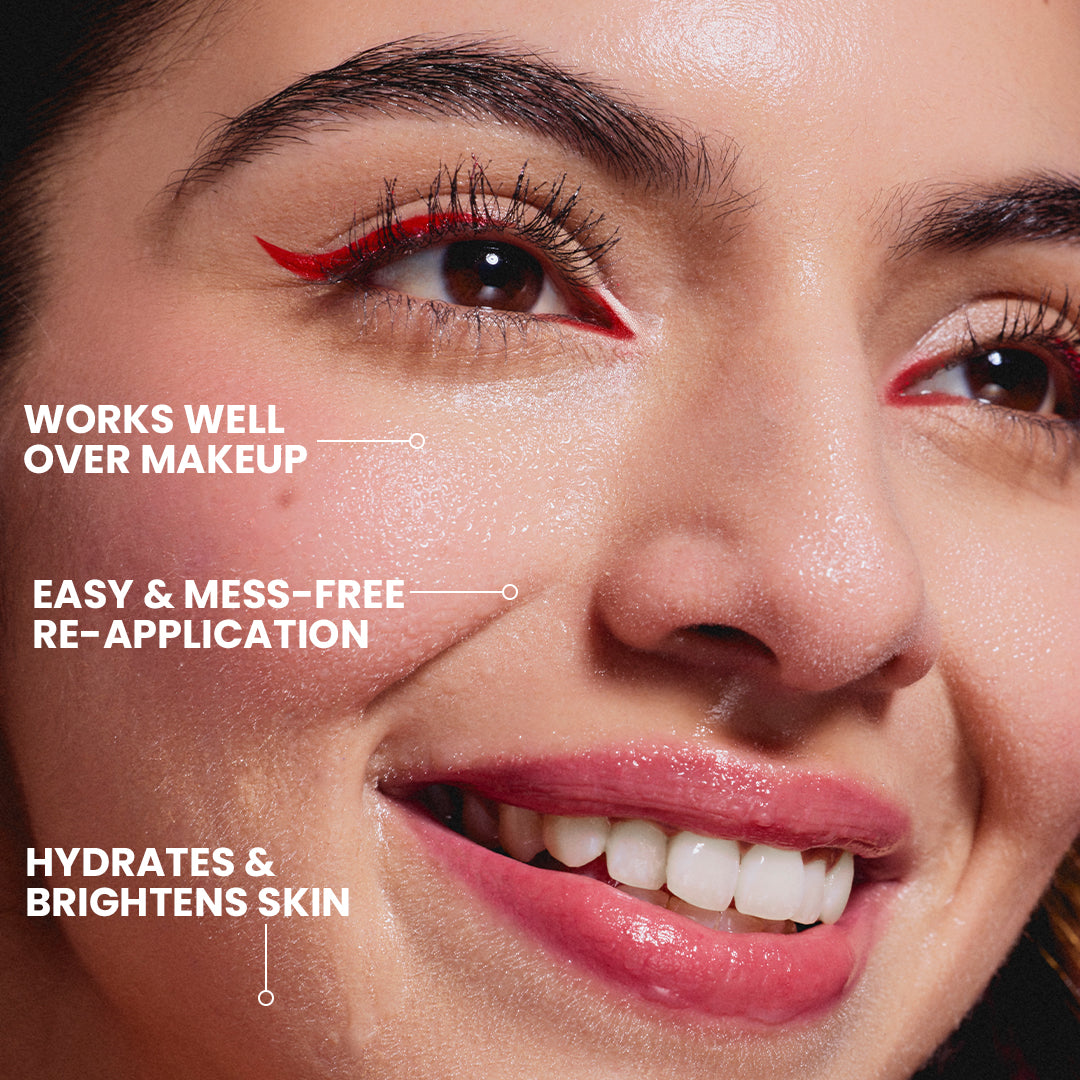 Strawberry Dew Sunscreen Face Mist, SPF 50+ PA+++ 5 Strawberry Dew Sunscreen Face Mist, SPF 50+ PA+++