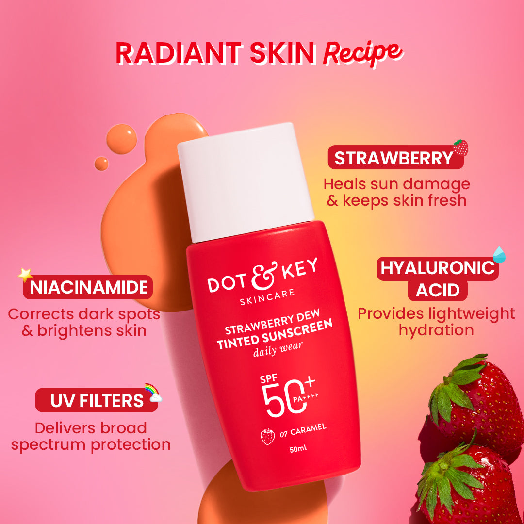 Strawberry Dew Tinted Sunscreen SPF 50+ PA++++ 6 Strawberry Dew Tinted Sunscreen SPF 50+ PA++++