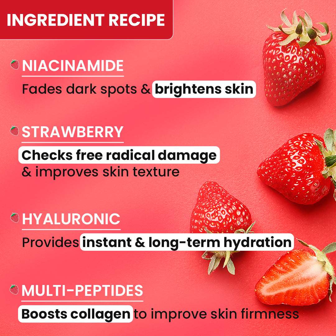 Strawberry + Niacinamide Brightening Moisturizer 4 Strawberry + Niacinamide Brightening Moisturizer