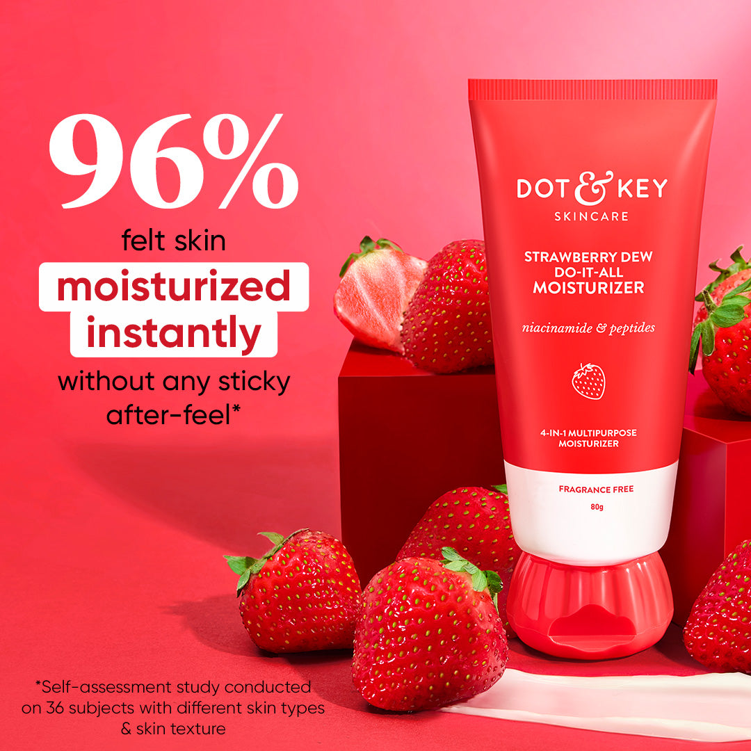 Strawberry + Niacinamide Moisturizer, Pack of 2 3 Strawberry + Niacinamide Moisturizer, Pack of 2