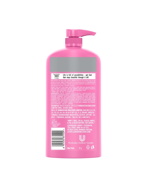 Sunsilk Lusciously Thick & Long Shampoo With Keratin & Macadamia Oil 1 Ltr 2 Sunsilk Lusciously Thick & Long Shampoo With Keratin & Macadamia Oil 1 Ltr