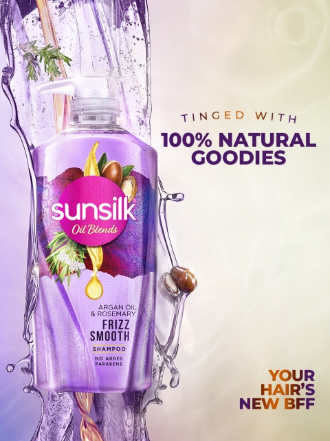 Sunsilk Oil Blends Frizz Smooth Shampoo with Argan Oil & Rosemary - 700 ml 4 Sunsilk Oil Blends Frizz Smooth Shampoo with Argan Oil & Rosemary - 700 ml