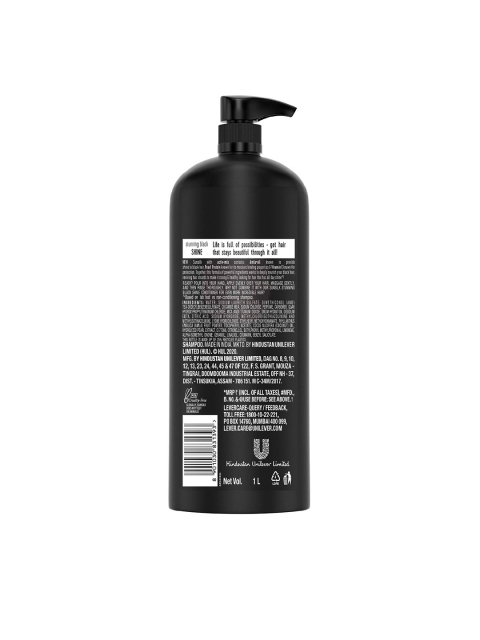 Sunsilk Stunning Black Shine Shampoo, With Amla+Oil, Pearl Protein & Vitamin E 1L 2 Sunsilk Stunning Black Shine Shampoo, With Amla+Oil, Pearl Protein & Vitamin E 1L
