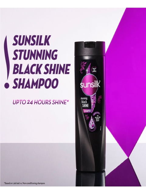 Sunsilk Stunning Black Shine Shampoo, With Amla+Oil, Pearl Protein & Vitamin E 1L 4 Sunsilk Stunning Black Shine Shampoo, With Amla+Oil, Pearl Protein & Vitamin E 1L